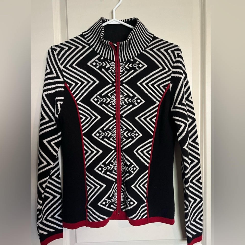 Icelandic Women’s Small Full-Zip Wool Sweater